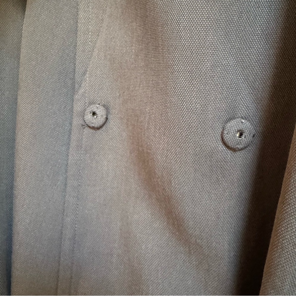Eileen Fisher | Knee Length Tencel Trench Coat - Picture 8 of 12